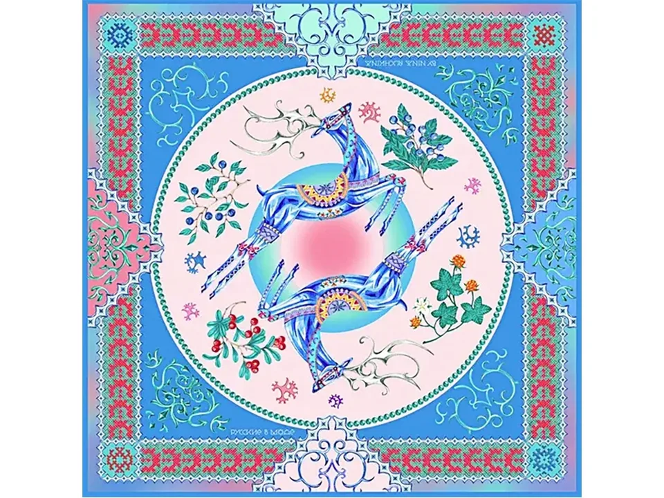 Платок «Северное сияние»
