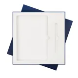 Подарочная коробка с ложементом для ежедневника и ручки — фото 9