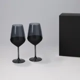 Подарочный набор 2 бокала для вина Блэк Эдишн (Black edition) в черной — фото 1