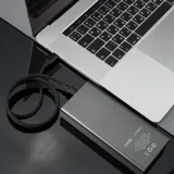 Кабель COIL магнитный для зарядки и передачи данных, 100Вт, 480Мб/с, нейлоновая оплетка, черный — фото 6