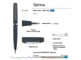 Ручка металлическая шариковая «Sienna», софт-тач — фото 4