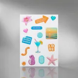 Сет объемных стикеров из эпоксидной смолы А5 — фото 3