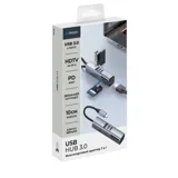 USB-хаб 7 в 1 USB-C - USB-A3.0 + 2хUSB-C + USB-C PD100Вт + HDMI + SD + microSD — фото 5