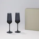 Подарочный набор 2 бокала для шампанского Блэк Эдишн (Black Edition) в — фото 2