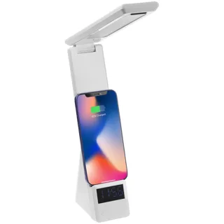 Лампа с беспроводной зарядкой смартфона и часов Powerack — фото 1