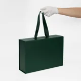 Подарочная коробка-трансформер с лентами средняя — фото 29