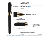 Ручка пластиковая шариковая «Monaco», 0,5мм, синие чернила — фото 4