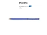 Ручка металлическая шариковая «Palermo», софт-тач — фото 67
