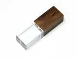USB 2.0- флешка на 64 Гб прямоугольной формы — фото 1