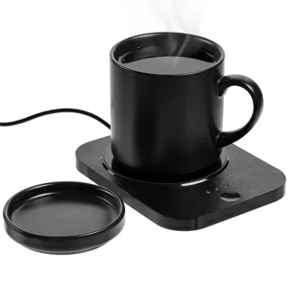 Кружка с подогревом и беспроводной зарядкой dualBase plus — фото 1