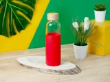 Стеклянная бутылка для воды в силиконовом чехле «Refine» — фото 28