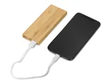 Внешний аккумулятор из бамбука «Bamboo», 5000 mAh — фото 2