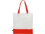 Сумка-шоппер двухцветная Reviver из нетканого переработанного материала RPET — фото 13