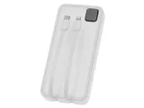 Внешний аккумулятор со встроенными кабелями «Фрэйм Про», быстрая зарядка, 20000мач — фото 21