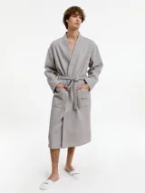 Халат вафельный Kimono — фото 8