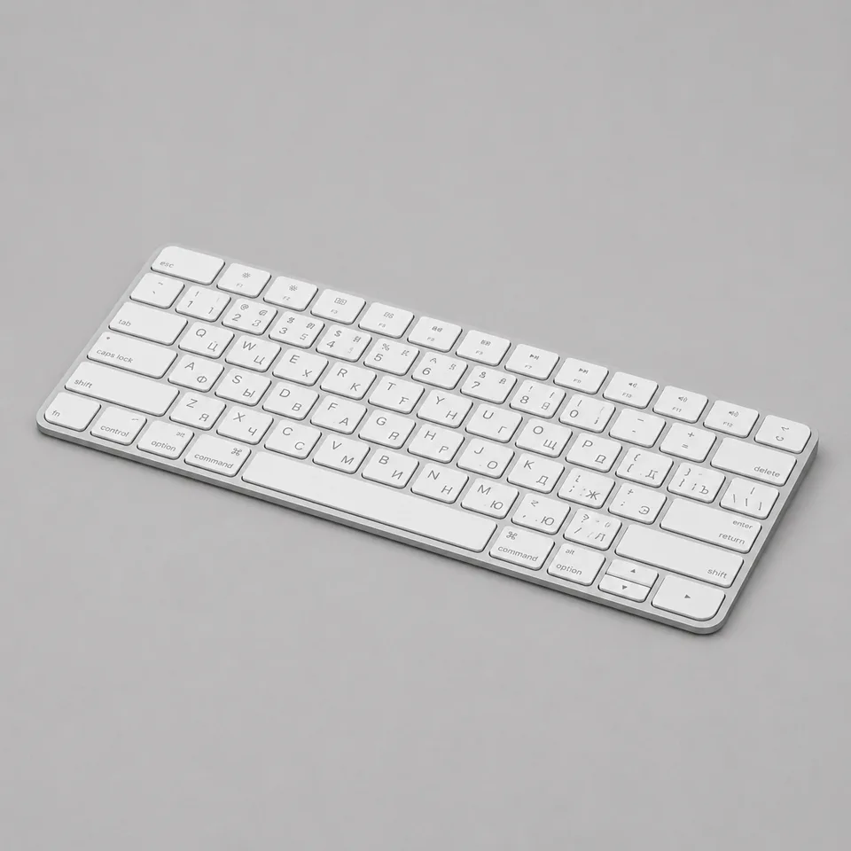 Беспроводная клавиатура Air Keyboard для MAC, Windows, 500 мАч, алюминий