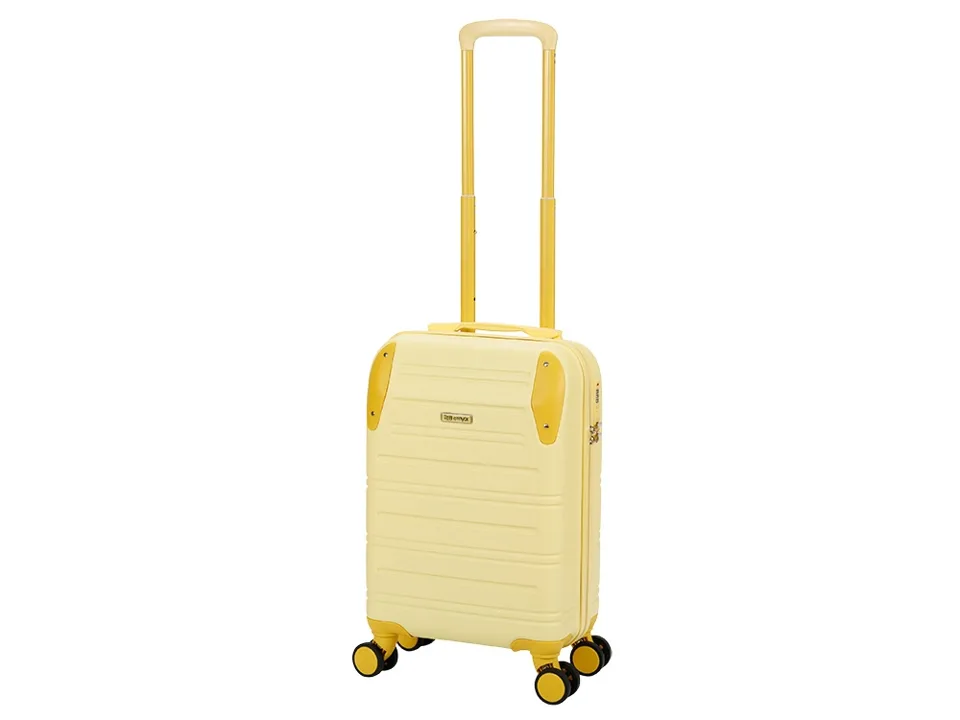 Чемодан TORBER В Отпуск, желтый, ABS-пластик