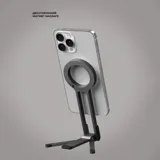 Магнитная подставка с карабином для телефона — фото 3