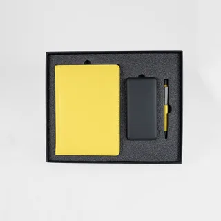 Набор подарочный ZAP 20: ежедневник, ручка и power bank в коробке с ложементом — фото 3