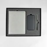 Набор подарочный BLISS: ежедневник, ручка и power bank в коробке с ложементом — фото 4
