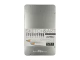 Набор из 9 утолщенных чернографитовых карандашей «Sketch & Art» HB - 14B — фото 1