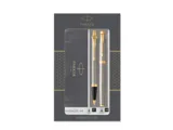 Набор Parker «IM Core Brushed Metal GT»: ручка шариковая, ручка роллер — фото 1