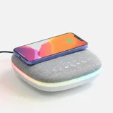 Bluetooth-колонка с беспроводной зарядкой и подсветкой Terrafonic — фото 1