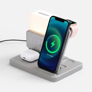 Зарядная станция с электронными часами и подсветкой Large Charge ver. 3 — фото 1