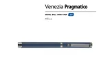 Ручка металлическая шариковая «Venezia Pragmatico» софт-тач — фото 2