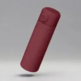 Вакуумная термокружка c кнопкой «Guard», soft-touch, 400 мл, тубус — фото 41