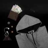 Толстовка мужская CLASSIC HOODY FULL ZIP 300 — фото 3