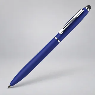 Ручка шариковая металлическая «Глори Софт» soft-touch со стилусом — фото 3