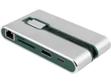Хаб 8-в-1 Type-C «Hermes», USB 3.0 x 3, Type-C PD, HDMI, LAN, картридер — фото 11