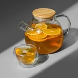Заварочный чайник с бамбуковой крышкой «Sencha» — фото 1