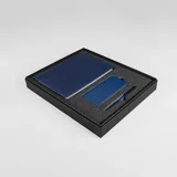 Набор подарочный BLISS: ежедневник, ручка и power bank в коробке с ложементом — фото 22