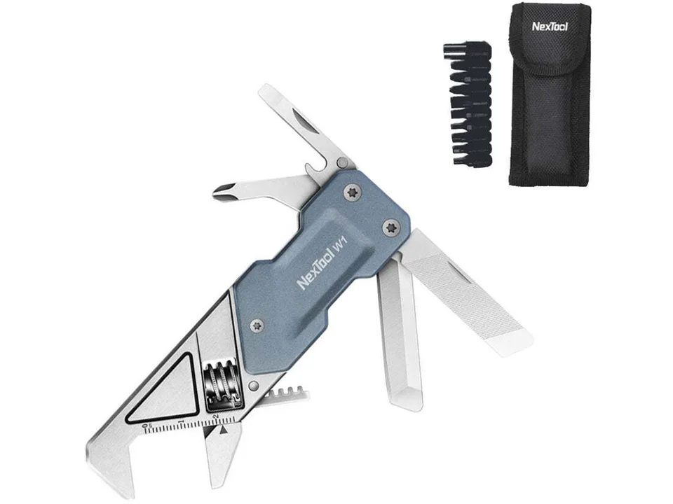 Мультитул-ключ Nextool Light Wrench W1 с набором бит