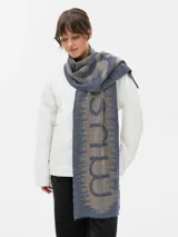 Шарф Denim полушерсть, XL — фото 2