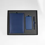 Набор подарочный BLISS: ежедневник, ручка и power bank в коробке с ложементом — фото 20