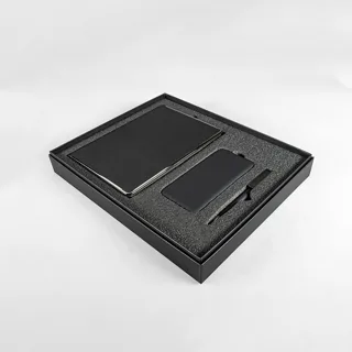 Набор подарочный MONTROSE: ежедневник, ручка и power bank в коробке с ложементом — фото 4