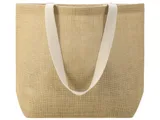 Сумка Jute джутовая с широким дном и карманом — фото 7