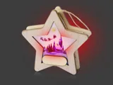 Новогодняя подвеска с подсветкой «Звезда» — фото 5