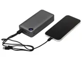 Внешний аккумулятор «Mild Pro» c быстрой зарядкой QC/PD, металлик soft-touch, 20 000 mAh — фото 2