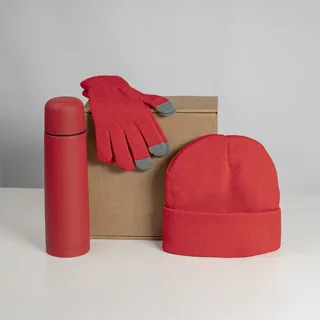 Набор подарочный GET WARM: перчатки, шапка — фото 4