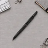 Ручка-стилус металлическая шариковая «Tool» с уровнем и отверткой — фото 10