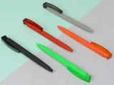 Ручка пластиковая шариковая трехгранная «Trinity K transparent Gum» soft-touch — фото 3