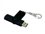 Флешка с поворотным механизмом, c дополнительным разъемом Micro USB — фото 3