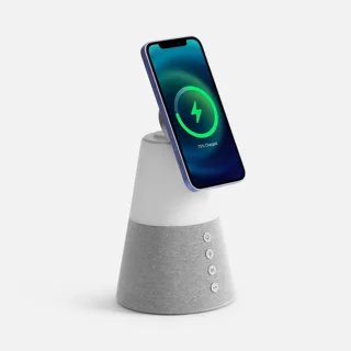 Bluetooth-колонка с беспроводной зарядкой и подсветкой Cone Sonance — фото 1
