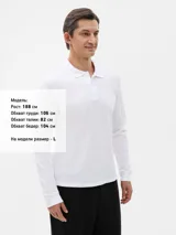 Рубашка поло мужская с длинным рукавом Perfect LSL Men — фото 27