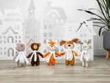 Мягкая игрушка Beastie Toys, заяц с шарфом — фото 7
