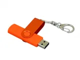 Флешка с поворотным механизмом, c дополнительным разъемом Micro USB — фото 10